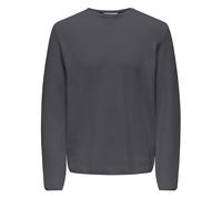 ONLY & SONS Pullover in Grau - Größe M | Herren Plussize