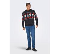 ONLY & SONS Pullover in Schwarz - Größe S | Herren Plussize
