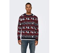 ONLY & SONS Pullover in Schwarz - Größe XXL | Herren Plussize