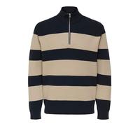 ONLY & SONS Pullover "Phil" in Schwarz - Größe S | Herren Plussize