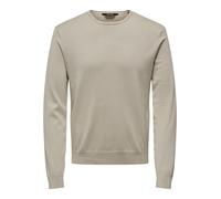 ONLY & SONS Pullover "Wyler" in Beige - Größe M | Herren Plussize