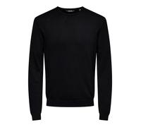 ONLY & SONS Pullover "Wyler" in Schwarz - 36% | Größe XL | Herren Plussize