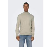 ONLY & SONS Rollkragenpullover in Beige - 31% | Größe M | Herren Plussize