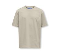 Only & Sons Regular Fit T-Shirt aus reiner Baumwolle Modell 'FRED LIFE' in Beige, Größe 146