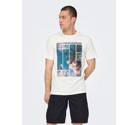 ONLY & SONS Shirt in Weiß - Größe L | Herren Plussize