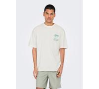 ONLY & SONS Shirt "Milo" in Weiß - Größe S | Herren Plussize