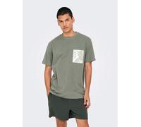 ONLY & SONS Shirt "Perry" in Grün - 23% | Größe S | Herren Plussize