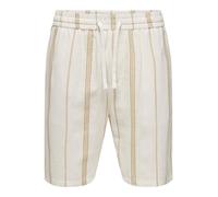 ONLY & SONS Shorts in Creme - Größe S | Herren Plussize