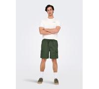 ONLY & SONS Shorts in Grün - Größe L | Herren Plussize