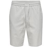 ONLY & SONS Shorts in Hellgrau - 13% | Größe M | Herren Plussize