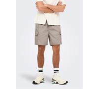 ONLY & SONS Shorts "Kal" in Taupe - Größe L | Herren Plussize
