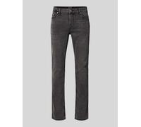 Only & Sons Slim Fit Jeans aus Baumwoll-Mix Modell 'LOOM' in Dunkelgrau, Größe 31/34