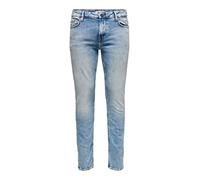 Slim-fit-Jeans ONLY & SONS "LOOM LIFE" Gr. 36, Länge 32, blau (blue, denim) Herren Jeans Slim Fit (38764551-36)