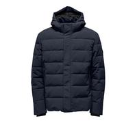 Steppjacke ONLY & SONS "ONSCAYSON PUFFA OTW NOOS", Herren, Gr. XL, navy blazer, Web, Obermaterial: 100% Polyester, unifarben, regular fit normal, Rippbündchen, Jacken Steppjacke (48418122-XL) navy bla