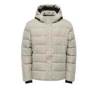 only & sons - Steppjacke mit Kapuze braun - Gr. - S