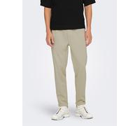 ONLY & SONS - ONSLINUS CROP TAP 0192 PANT silver lining - Gr. - XL