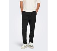 ONLY & SONS Herren Onslinus Crop Tap 0192 Pant Jogginghose, Schwarz, L EU
