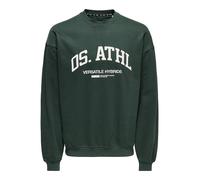 ONLY & SONS Sweatshirt "Berry" in Grün - Größe L | Herren Plussize