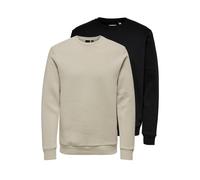 Only&Sons Sweatshirt Ceres im 2er-Pack Herren beige, XXL