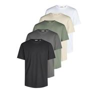 Only & Sons Only & Sons Tshirt Regular Fit ONSJEFF LONGY 5er S Grey Pinstripe (22039223) (934055) Mehrfarbig S