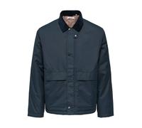 ONLY & SONS Übergangsjacke "Kosmo" in Dunkelblau - Größe L | Herren Plussize