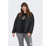 Steppjacke ONLY CARMAKOMA "CARTAHIA LW QUILTED JACKET OTW", Damen, Gr. L, schwarz, Web, Steppware, Obermaterial: 100% Nylon, unifarben, modisch, Langarm, Jacken (21822451-L) schwarz