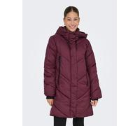 ONLY Steppmantel in Bordeaux - Größe S | Damenjacken