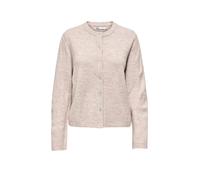 Strickjacke ONLY "ONLSIMONI L/S O-NECK CARDIGAN KNT NOOS", Damen, Gr. M, pumice stone detail:melange, Strick, Obermaterial: 74% Polyacryl, 24% Polyester, 2% Elasthan, meliert, Modisch, relaxed fit nor
