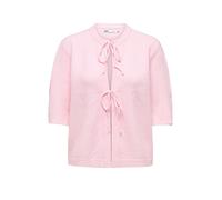 Strickjacke ONLY "ONLSIMONI 2/4 BOW CARDIGAN KNT NOOS", Damen, Gr. M, potpourri, Strick, Obermaterial: 74% Polyacryl, 24% Polyester, 2% Elasthan, meliert, unifarben, relaxed fit normal, Rundhals, Stri