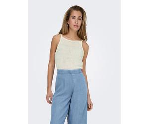 ONLY Stricktop in Creme - Größe L | Damen Tops