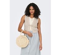 ONLY - ONLCHILI S/L STRING VEST KNT NOOS ecru - Gr. - S