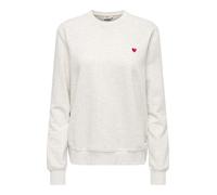 ONLY - Sweat - ONLADELLE beige/weiß - Gr. - XS