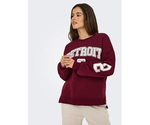 ONLY Sweatshirt in Bordeaux - Größe XS | Damen Sweatshirts Jacken