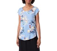 ONLY T-Shirt Damen, Faded Denim/AOP:497 Summer Devon, 34
