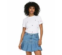 Only T-Shirt Ketty in Weiß mit Erdbeer-Print S Regular Fit
