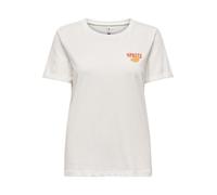 ONLY - ONLKITA S/S DRINKS TOP BOX JRS Cloud Dancer - Gr. - XS