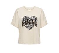 ONLY T-Shirt ONLLUCY creme | L