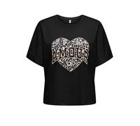 ONLY T-Shirt ONLLUCY schwarz | M