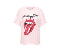 Only Damen T-shirt Frau Nur Auf Onlrolling Stones Life S/s Top Jrs Violett Xs