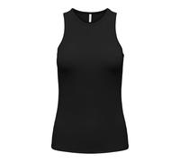 ONLY T-Shirts und Tops Damen Orange Chiffon 15289847, Schwarz, Medium