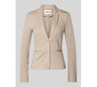 Only Taillierter Blazer aus Viskose-Mix Modell 'POPTRASH' in Sand, Größe XS