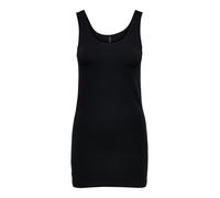ONLY Damen Top, 15060061 Live Love Long Tank Top, Gr. 40 (L), Schwarz (Black)