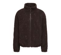 ONLY - Teddy-Fleecejacke braun - Gr. - XS