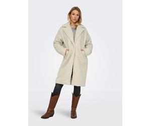 ONLY Teddymantel "ONLCATALINA" in Creme - Größe M | Damenjacken