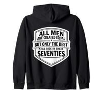 Only The Best Men Ride In Their Seventies Bike Motorrad 70 Kapuzenjacke