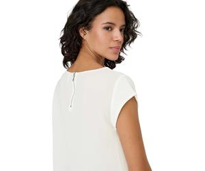 Only Top Vic mit Reißverschluss in Weiß D36 Regular Fit