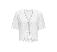 ONLY - Top zum Binden - Onltulum weiß - Gr. - S