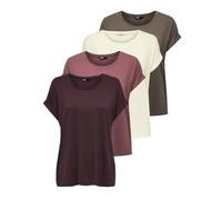 ONLY Tops für Damen Basic Kurzarm Rundhals