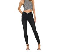 ONLY Damen Onlwauw Mid Sk Bj1097 Noos Jeans, Washed Black, S / 30L EU