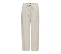 ONLY - Weit geschnittene Stoffhose mit Tunnelzug grau - Gr. - L/32